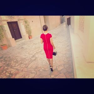 NWT Felicity & Coco Sexy Red Pencil Dress